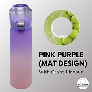 Air Water Bottle Taste pod - 650ml Flavored Water Bottle - Grape flavor 