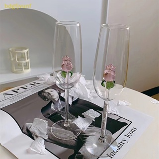 Rose Shaped Wine Glasses Transparent For Party Wedding Valentine's Day  Durable Creative 150ml Drinkware