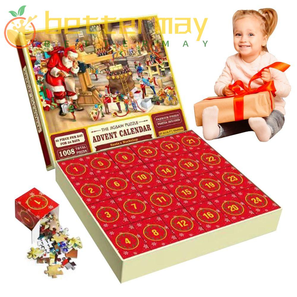 BETTERMAYSHOW Countdown Jigsaw Puzzles, Party Christmas Advent