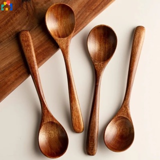 Mini Wooden Spoons Small Wooden Spoons Condiments Spoons Bulk for Spice  Coffee Condiment Honey Teas Sugar Kitchen Cooking, 3 Inch (100 Pieces,Cute
