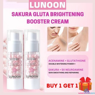 buy 1 Get 1 lunoon Sakura Underarm Whitening Cream Glutathione 80g 5x Ceramide Body Lotion Pearl Moisturizer Cream efficient.store my