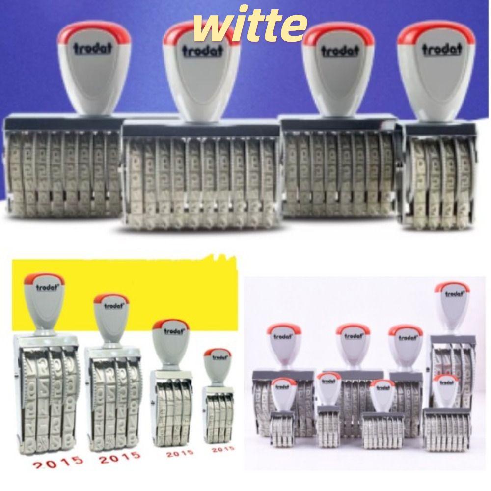 WITTE Number Stamp, Changeable Personalized Roller Stamps, DIY