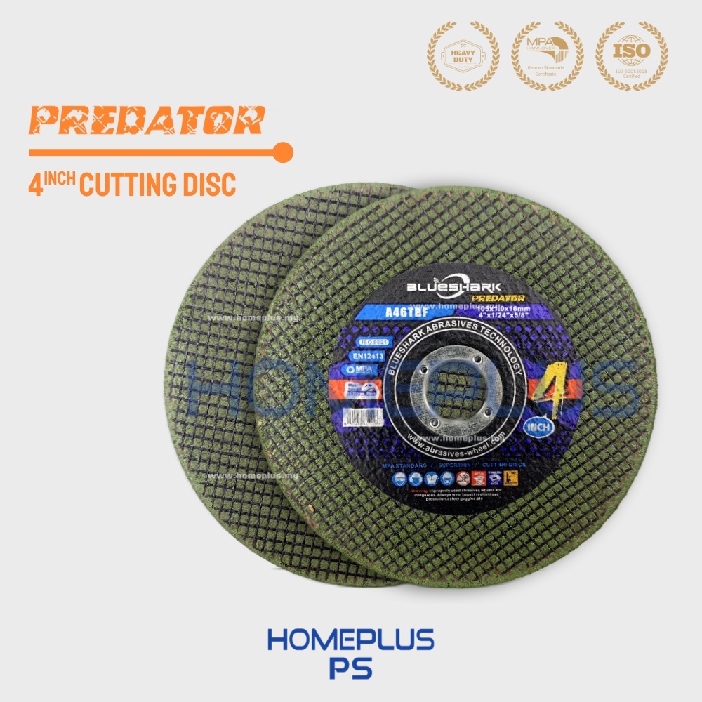 4 inch Green Steel Cutting Disc 105 x 1.0 x 16mm Angle Grinder Inox ...
