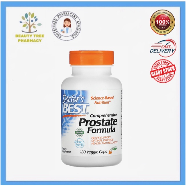 Doctor's Best Comprehensive Prostate Formula 120 Veggie Caps Shopee