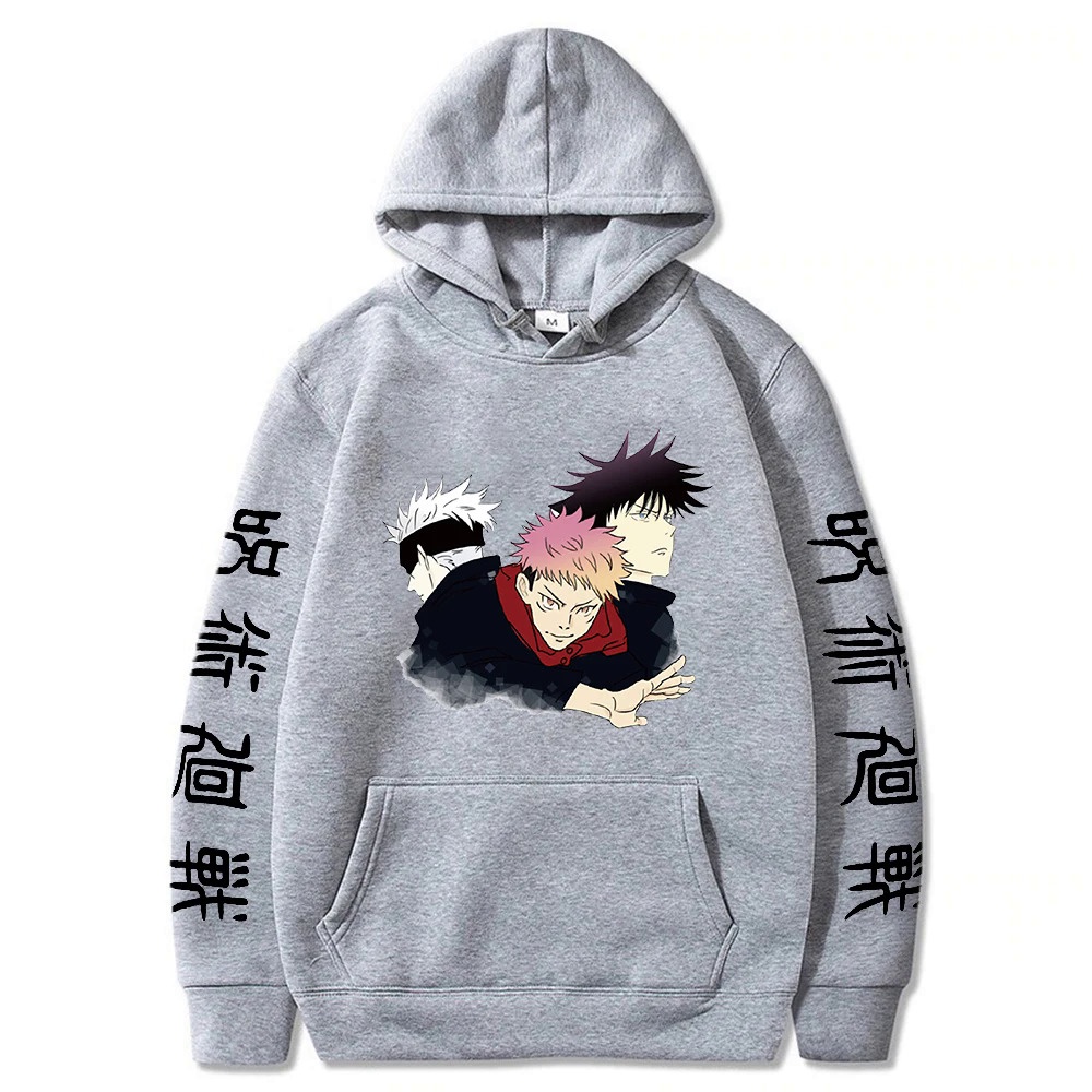 Jujutsu Kaisen Comics Hoodies Japan Harajuku Style Oversize Male