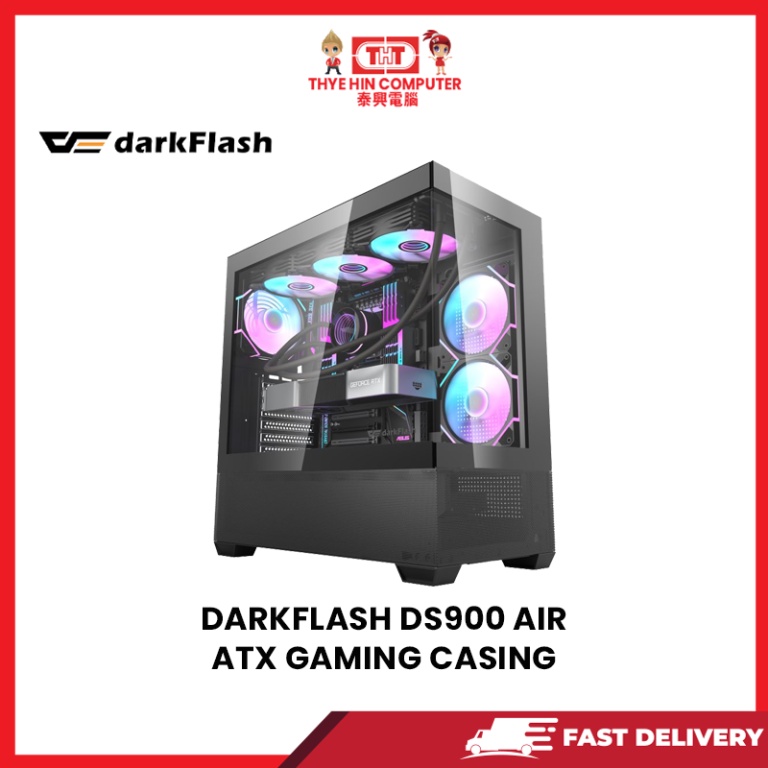DARKFLASH DS900 AIR ATX GAMING CASING | Shopee Malaysia