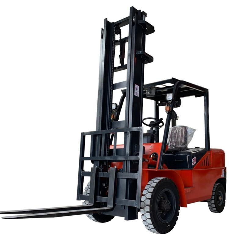 Customized small diesel forklift 1 ton 1.5 ton 3 electric four-wheel ...