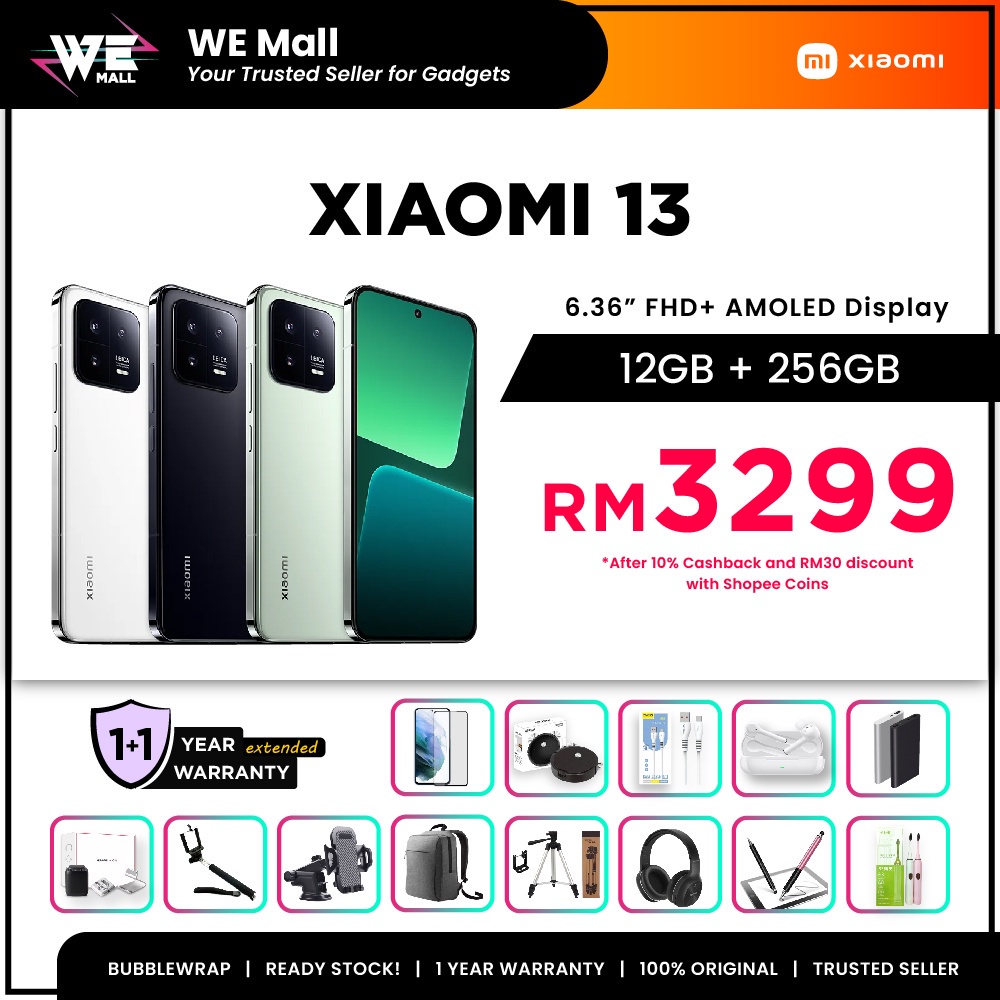 XIAOMI 13 / 13 Pro [12GB RAM 256GB ROM] - Original XIAOMI Malaysia