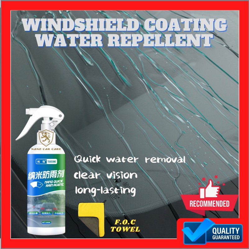 Original Rain Glass Windshield Water Repellent Glass Coating汽车 防雨剂