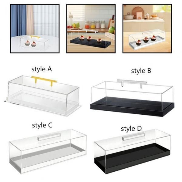 [BuymorefunMY] Acrylic Display Tabletop Organizer Dessert Display Case ...