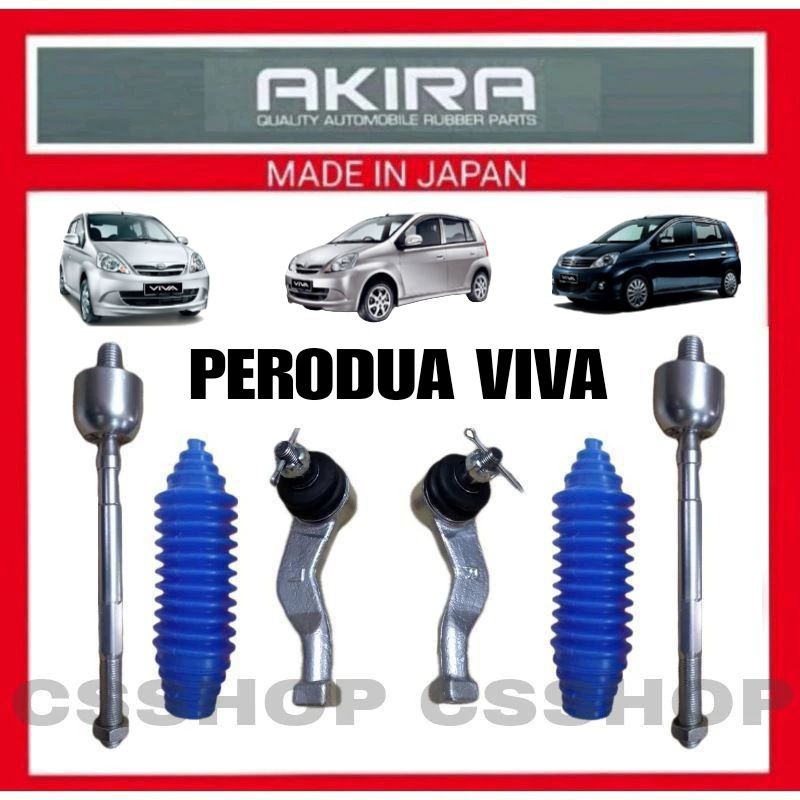 PERODUA VIVA 660 / 850 / 1.0 , VIVA ELITE ORIGINAL AKIRA TIE ROD END