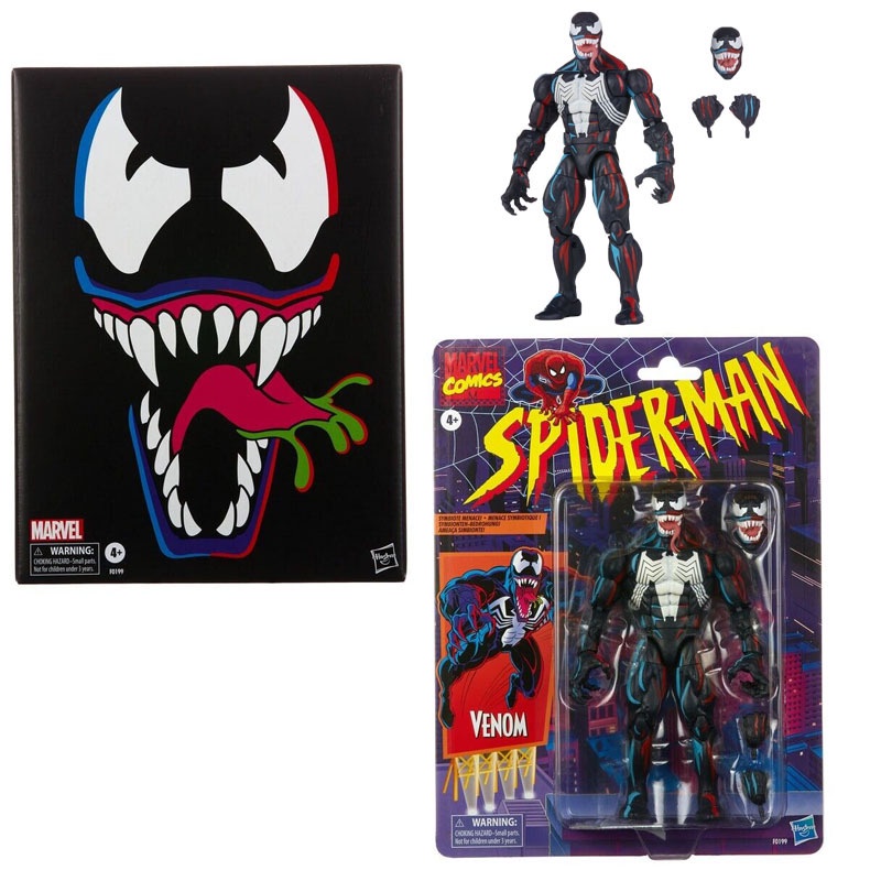 Marvel Legends Series Avengers Venom Ben Reilly Spider-Man Kraven The ...