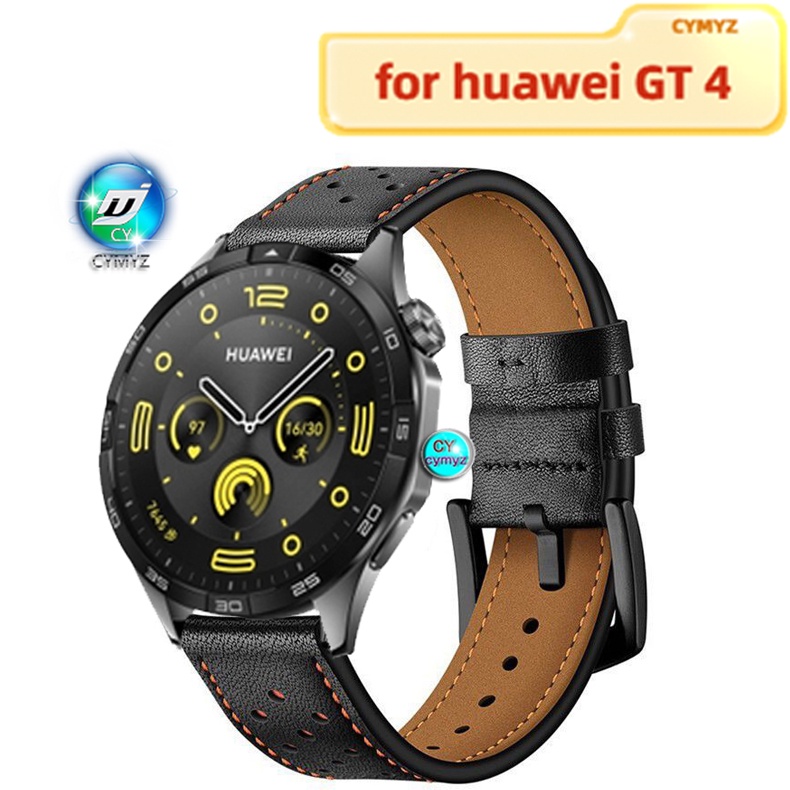 Huawei Watch Gt4 Strap Leather Strap For Huawei Watch Gt 4 46mm Strap