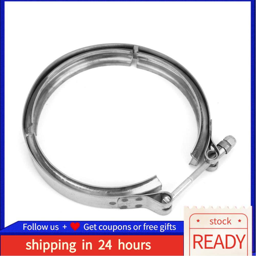 Newlanrode Turbocharger Exhaust VBand Clamp 186917 Stainless Steel Fit