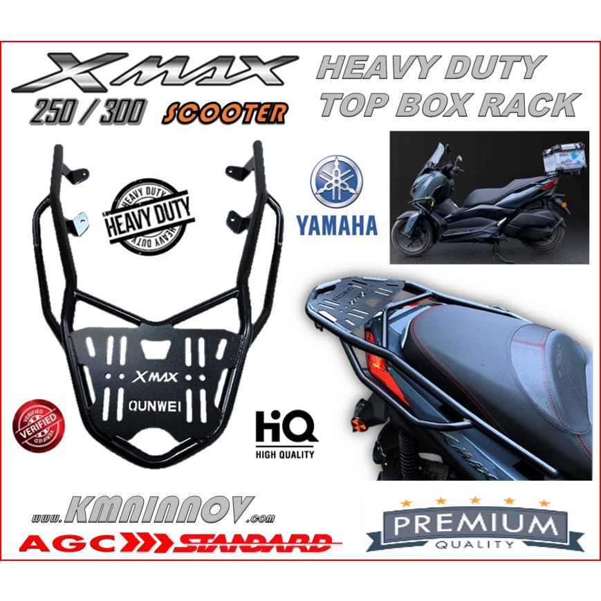 X MAX 250 X MAX 300 XMAX 250 V1 V2 TOP BOX RACK HEAVY DUTY MONORACK ...