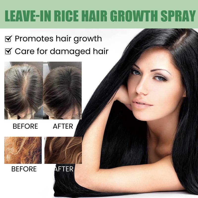 EELHOE wash free rice hair care spray anti shedding hair fixation hair root maintenance hair