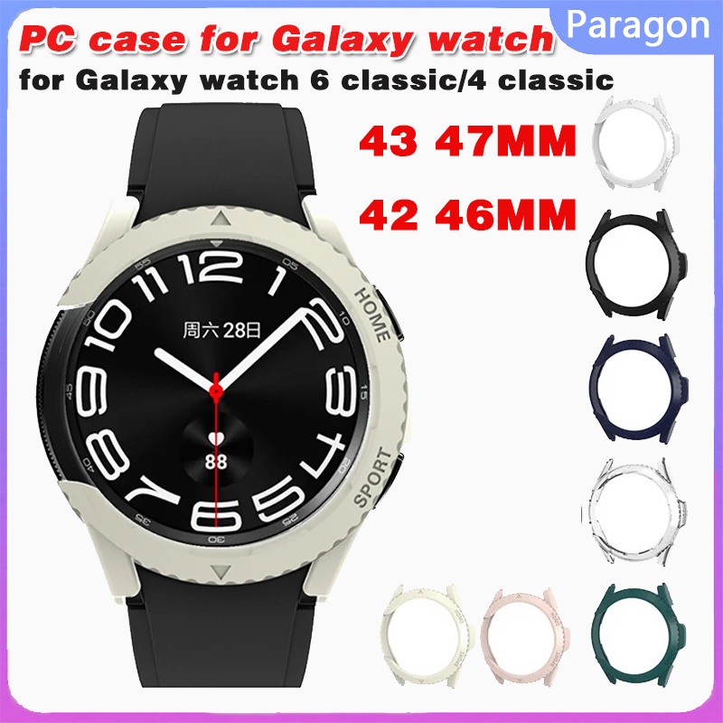 Pc Case Half Protective Frame Suitable For Samsung Galaxy Watch 6 Classic 43mm 47mm Galaxy Watch 1631