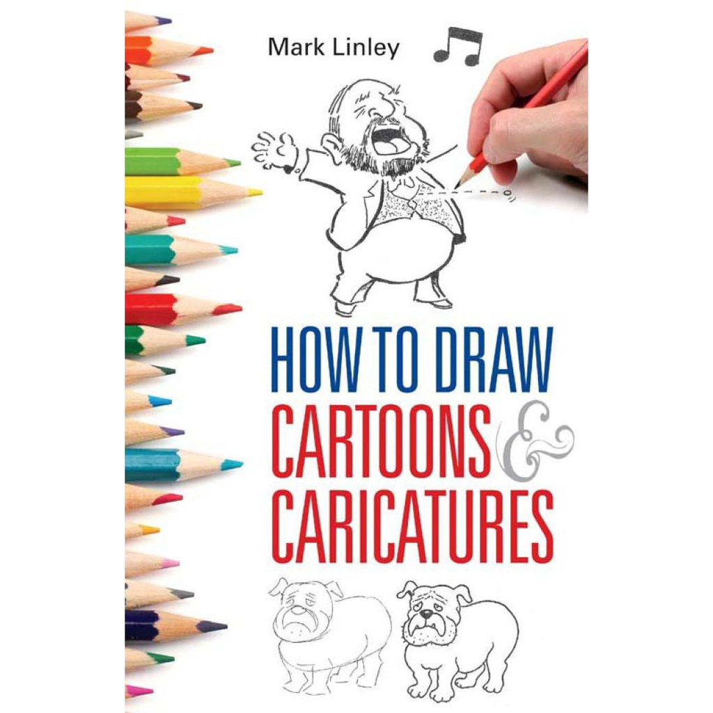 (ART) Mark Linley - How To Draw Cartoons And Caricatures | Shopee Malaysia