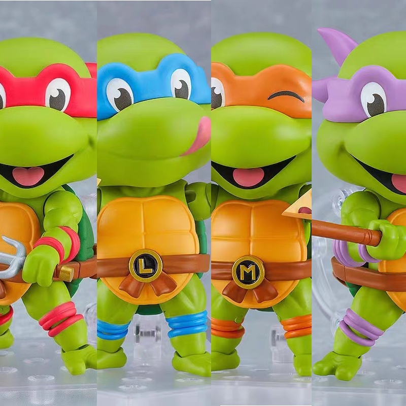 Nendoroid Teenage Mutant Ninja Turtles Leonardo Raphael Michelangelo Donatello Articulado Action 0306