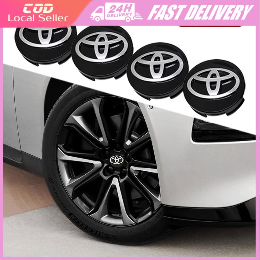 1/4pcs Toyota 57mm 62mm Rim Cap Rim Centre Cap | Shopee Malaysia
