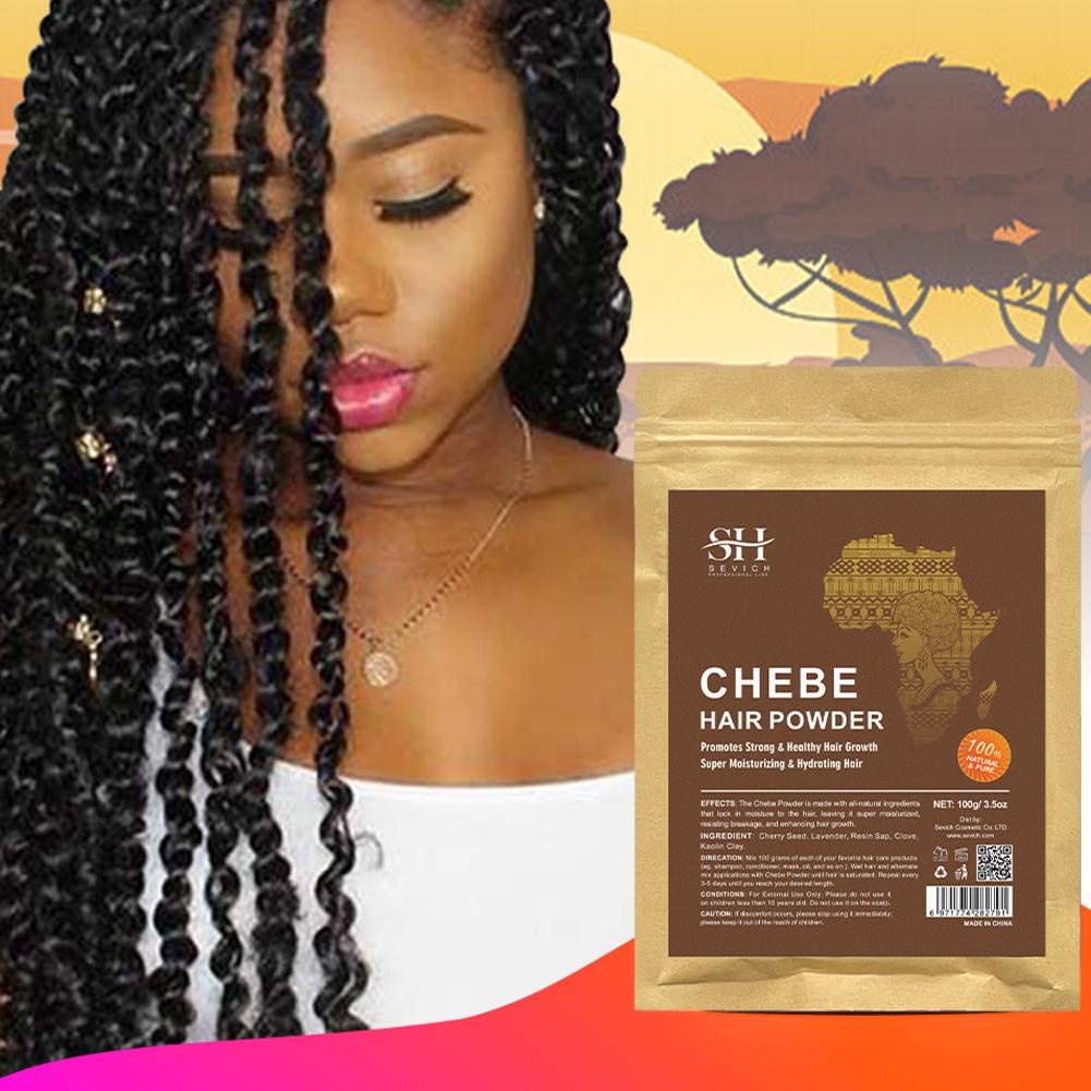 Africa Chad 100% Chebe Powder Women Traction Alopecia Crazy Hair Break ...