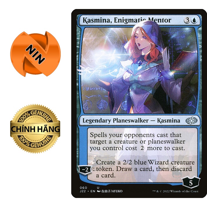 Card Magic the Gathering Jumpstart 2022 Kasmina, Enigmatic Mentor