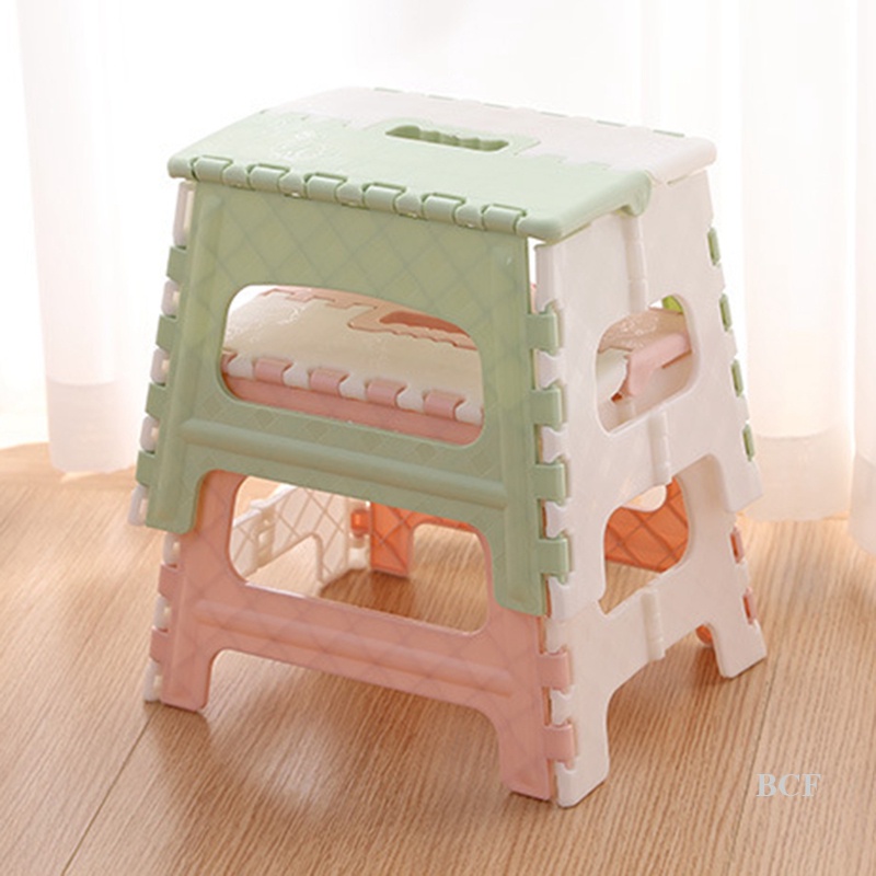 BCF Folding Step Stool Foldable Plastic Stool Portable Bench Kerusi