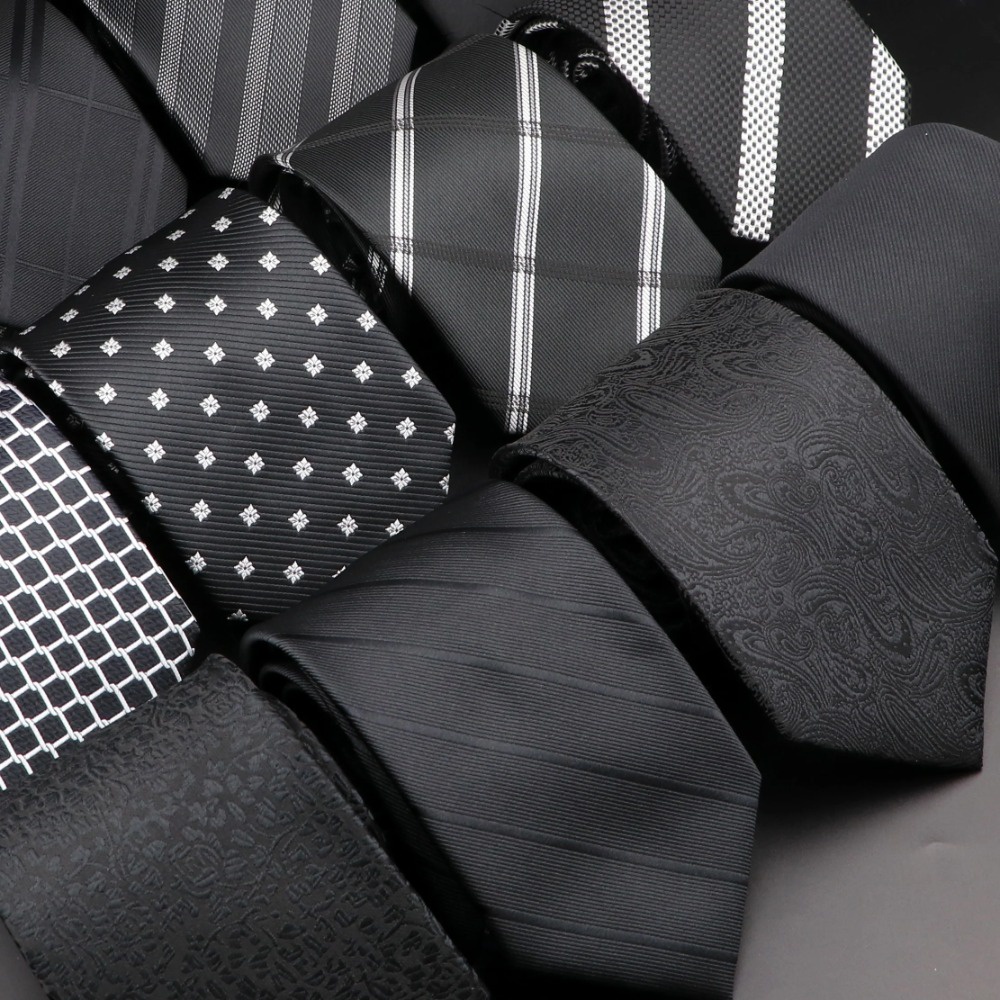 zonfaz-new-men-s-fashion-black-silk-neckties-vintage-casual-striped