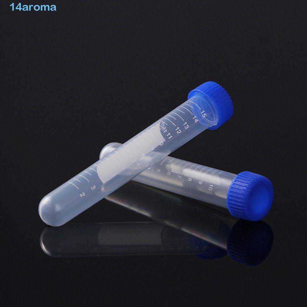 AROMA Test Tube School Transparent Ep Tube with Scale Screw Cap ...