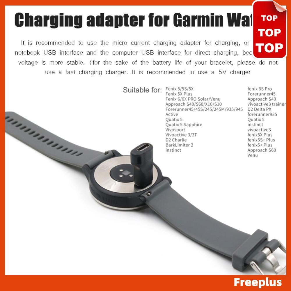 USB Charger for Garmin Fenix 5X Vivoactive 3 Vivosport Watch Charging Cable  Cord