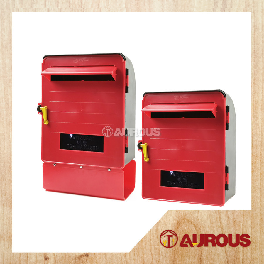 KOYOMAT RED PVC LETTER BOX / PETI SURAT PLASTIC (SMALL / BIG) | Shopee ...