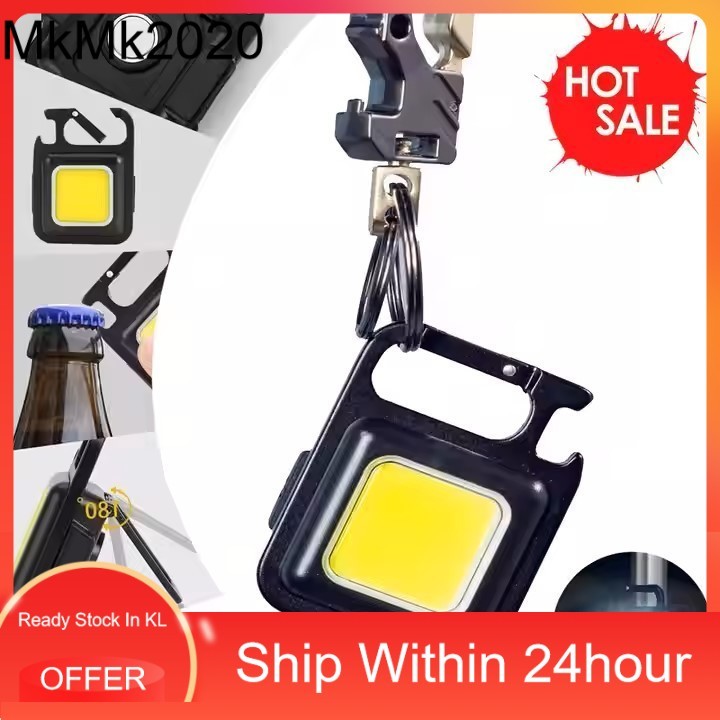 Keychain Light Flashlight Mini Led Light Multifunctional USB ...