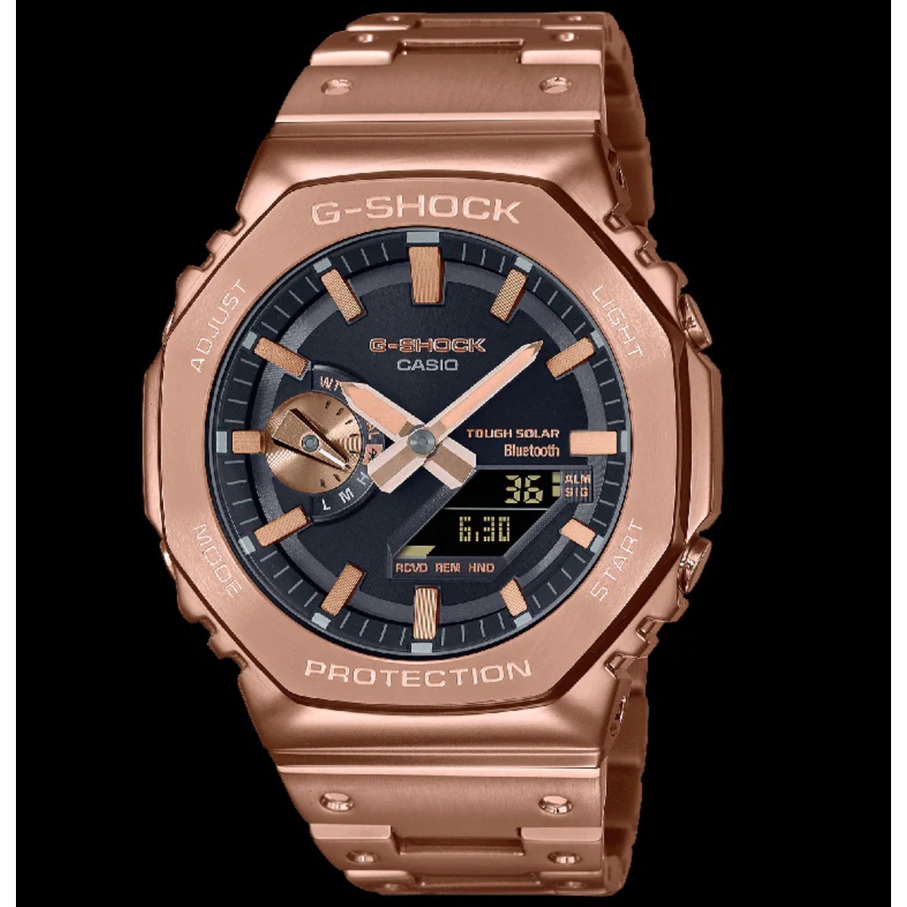 G shock Steel GMB2100 Rose Gold Stainless steel strap and case g shock ...