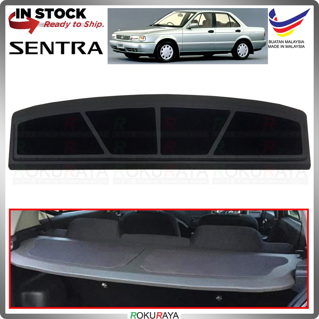 Nissan Sentra Old B13 Custom Fit Grey PVC Leather Rear Top Speaker ...