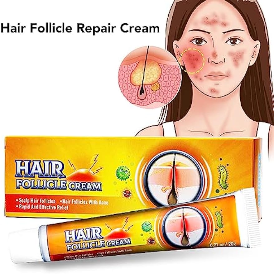 Hair Follicle Repair Cream, Emollient and Exfoliating, Deep