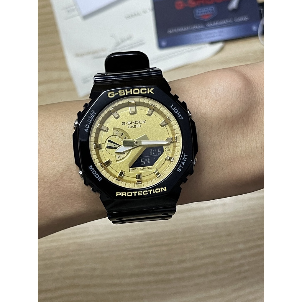 Casio Watch Male Student Farm Oak gshock Small Black Watch Red Dragon