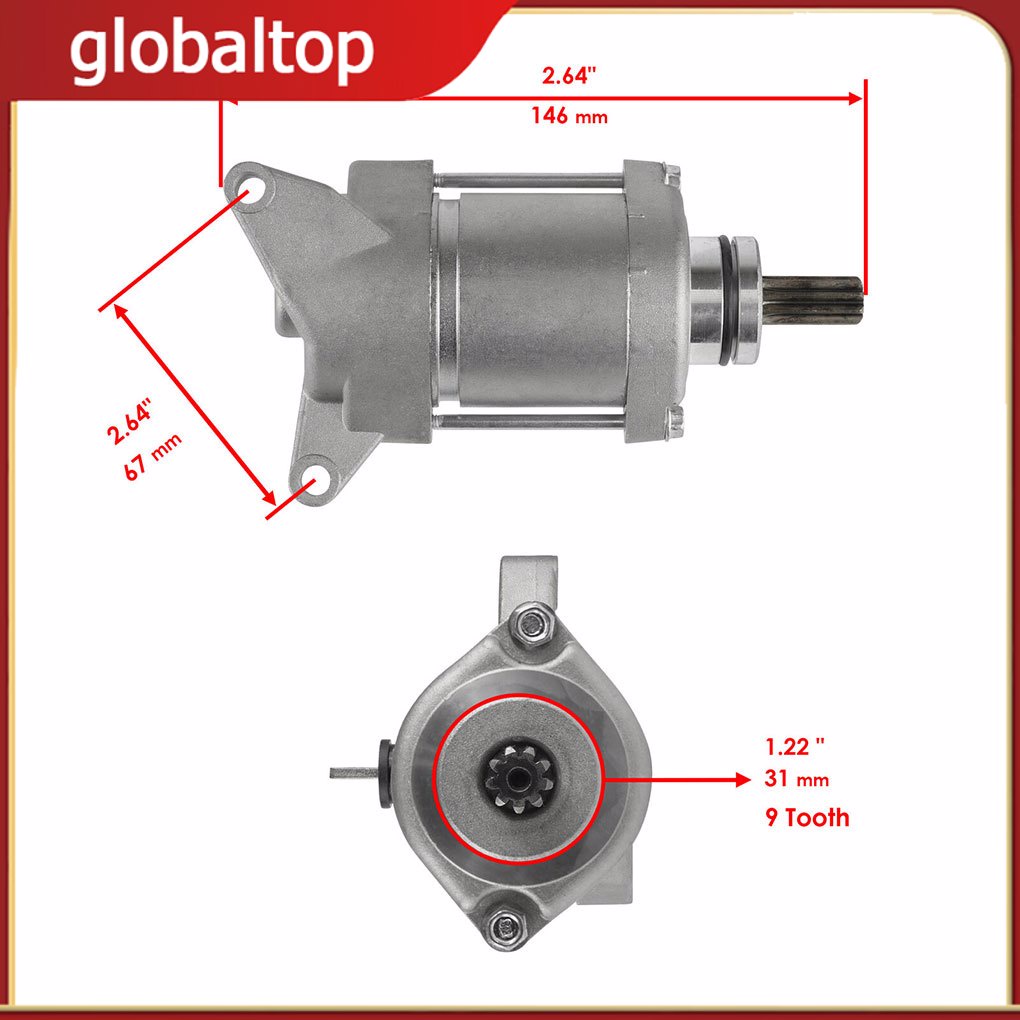 1/2 Electrical Starter Motor For Motorcycle Quick And Easy Start Motorcycle Electrical Starter