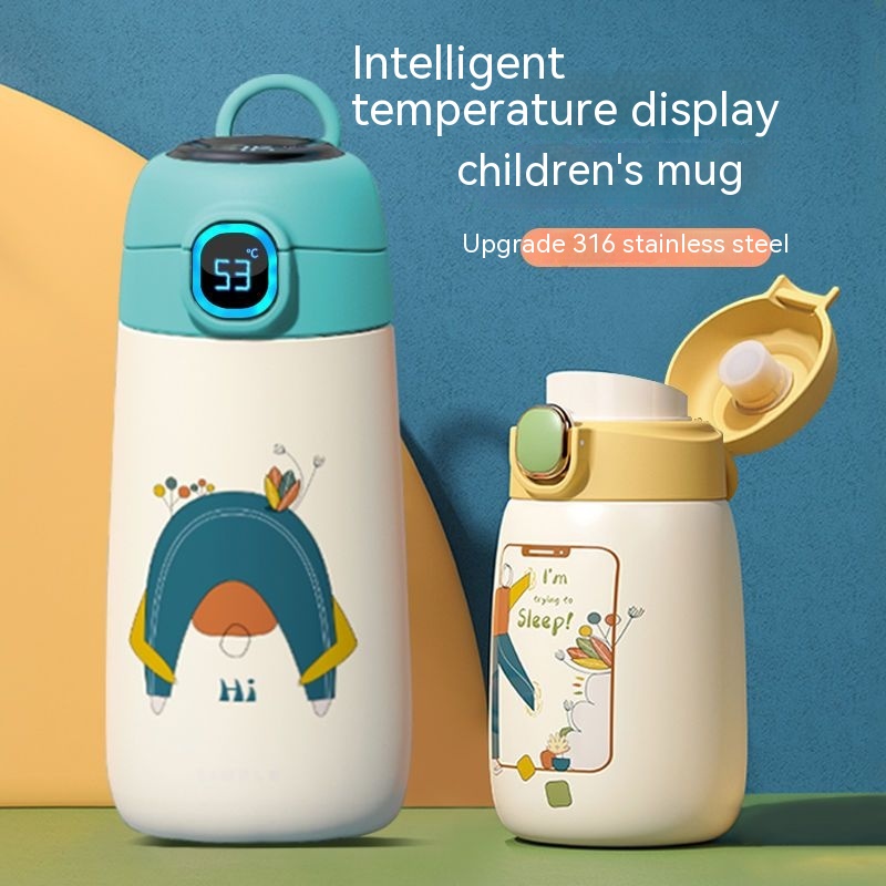 Children Thermos Cup Girls Baby Water Cup Baby Kindergarten Boys