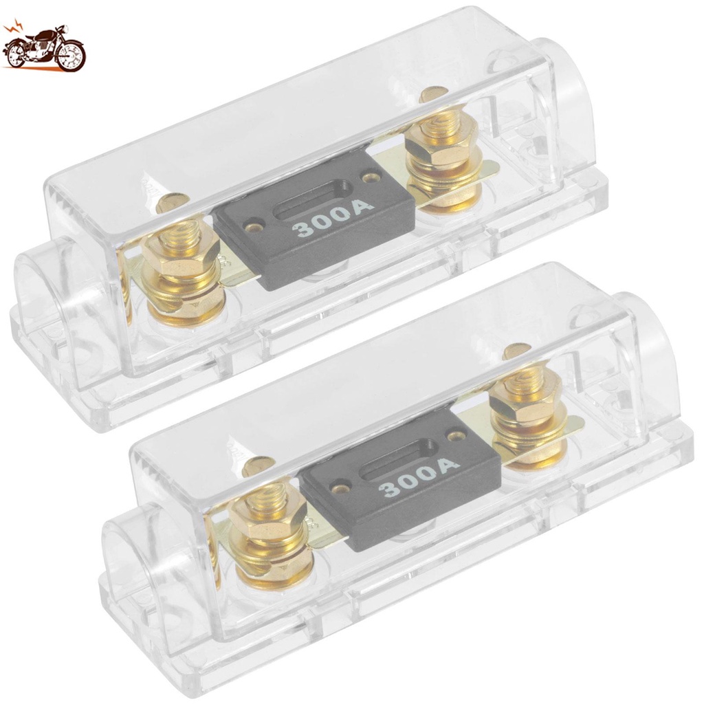 2Pcs 32V DC ANL Fuse Holder 1/0 /2/4 AWG Professional Car Blade Fuse
