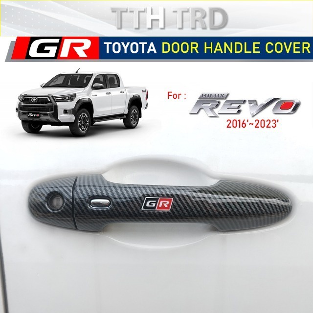 Outer Door Handle Black REAR Fits Toyota Hilux N80 2015 - 2024 SR TRD ROUGE RUGGED