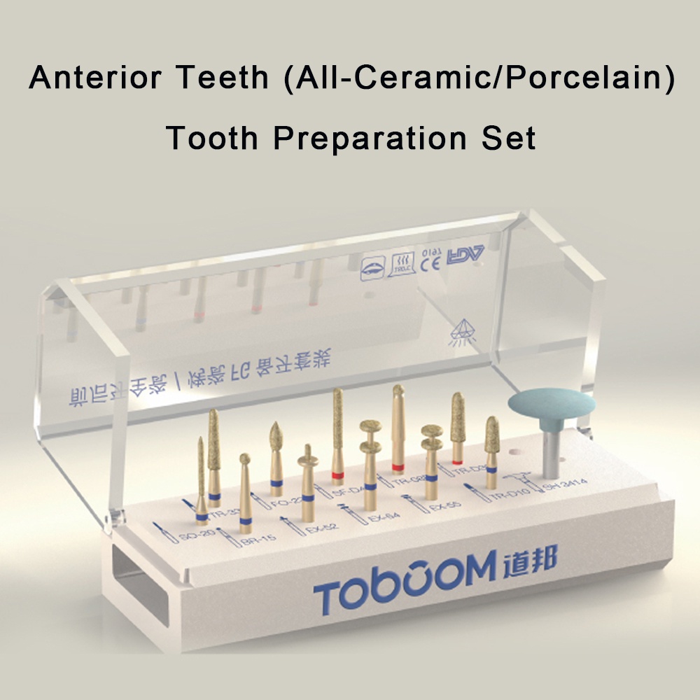 HoubIIPB1 In Stock Dental Posterior Teeth All Porcelain Preparation Set