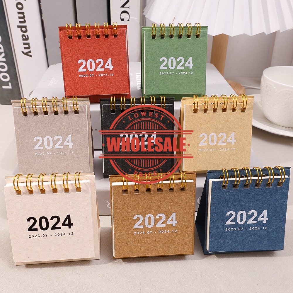 [Wholesale Price] 2024 Calendar Delicate Simple Desk Refreshing Mini