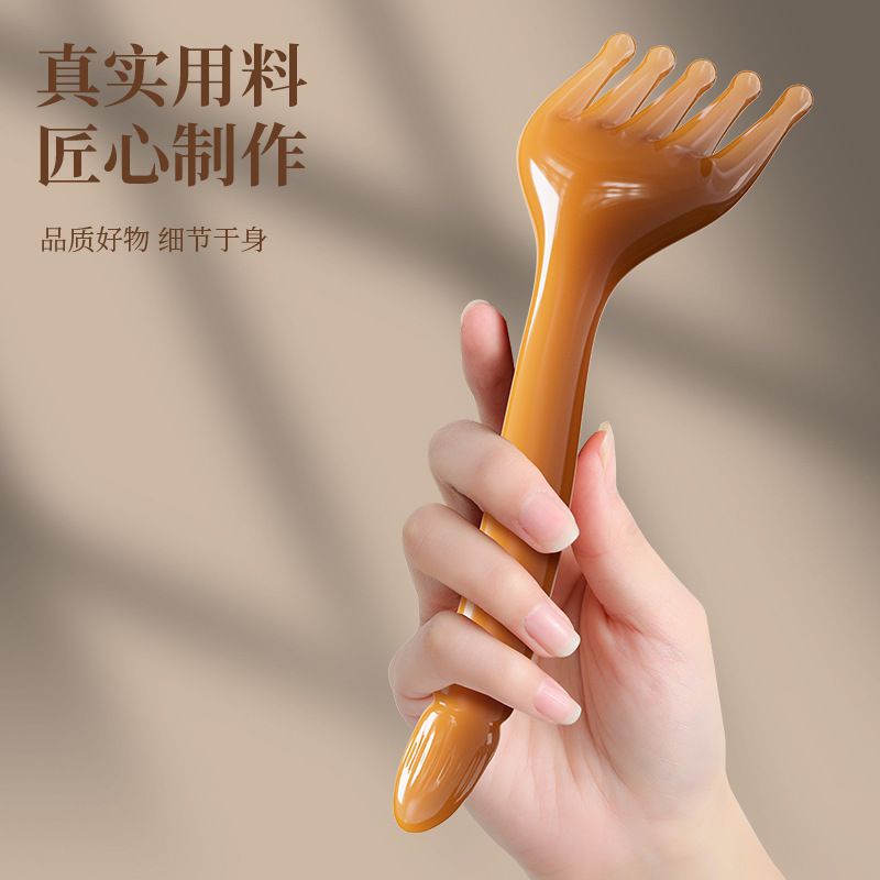 Five Claw Head Massager Scalp Comb Scratch Head Handy Tool Meridian Dredging Massage Octopus 