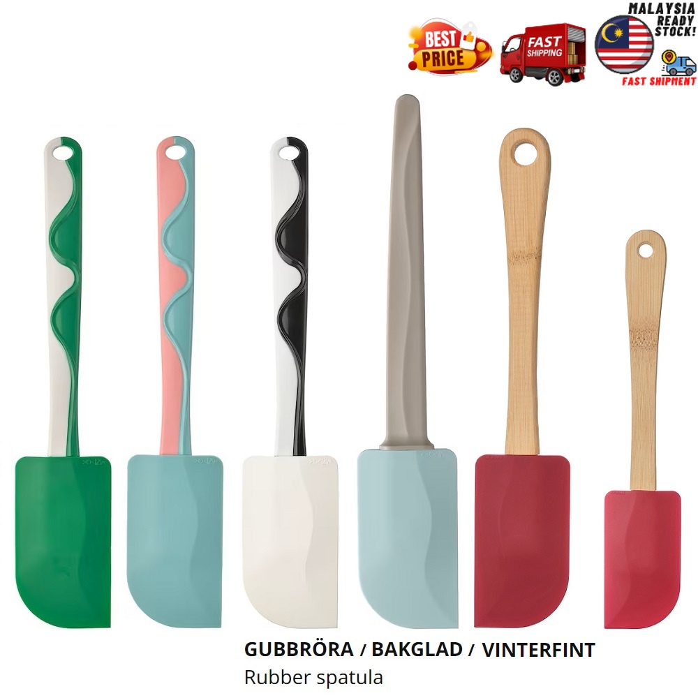 MINIKEA Rubber Spatula . Silicone Spatula . Baking Spatula . Spatula