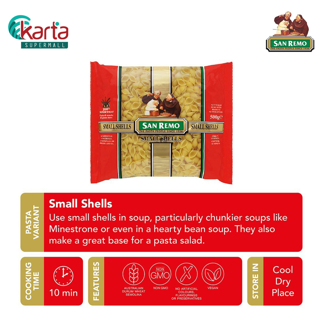 San Remo Small Shells 500g | Shopee Malaysia