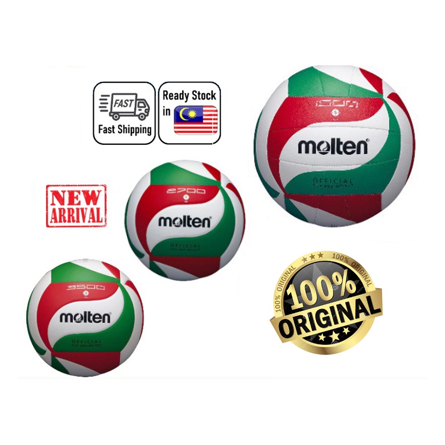 【100 Original】Molten Volleyball/Bola Tampar (FIVB Approved) Shopee