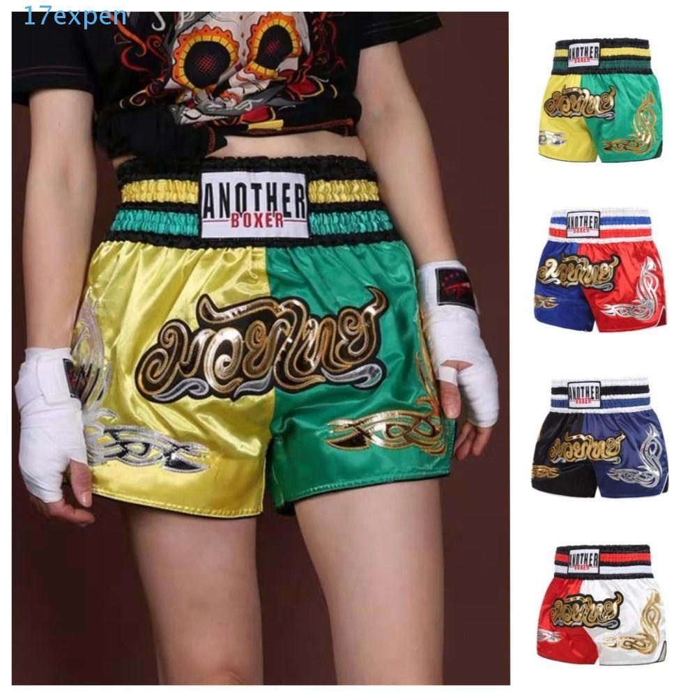 EXPEN Boxing Shorts, Boxing Match Sanda Pants Muay Thai Shorts