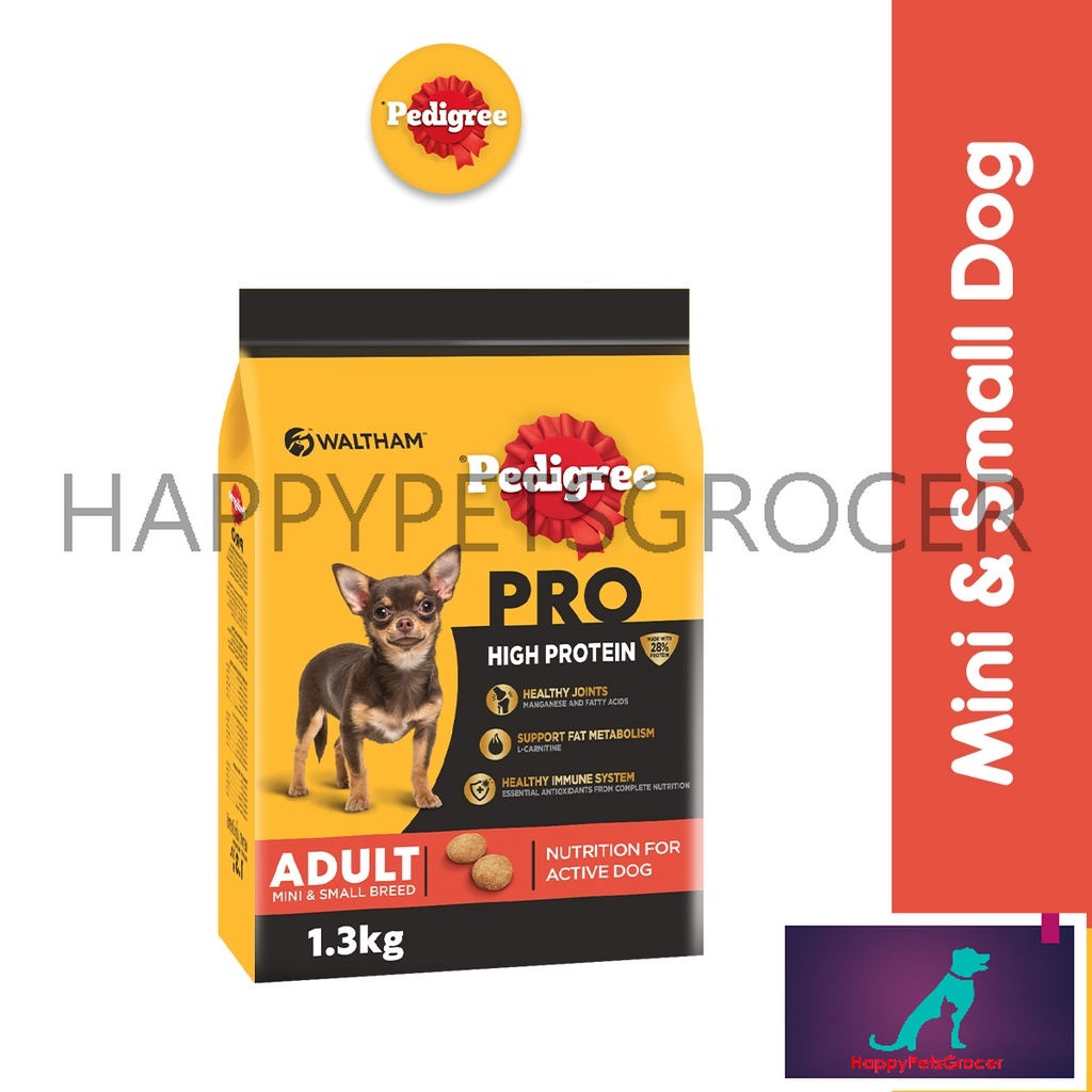 Pedigree Pro High Protein Dog Food (1.3kg x 1 Pack) | Shopee Malaysia