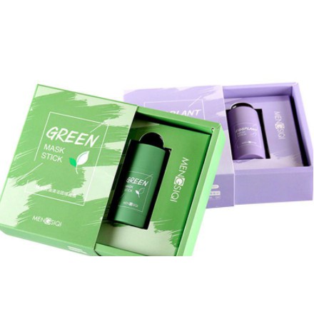 Green tea oil control solid nose mask cleansing mask mud mask for men ...
