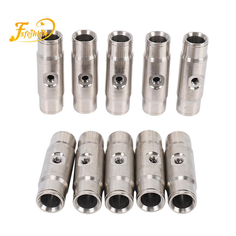 10Pcs 3/8 inch Slip Lok Misting Nozzle Coupling Tees 10/24 UNC 1000 PSI